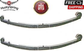 6598 Husky 2 Packs Of Leaf Springs Hd Front F-250 F-350 F-450 F-550 Super Duty Fit Ford