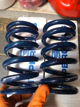 186a0800 Hyperco X2 Pair Coil Over Spring 2.25 Inch I.d. 6 Free Length 0800lbs Xida