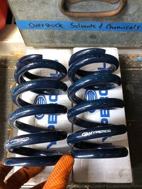 186a1100 Hyperco X2 Pair Hypercoils Spring 2.25ftft I.d. 6ftft Free Lg 1 100lbs Xida