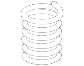 55330-3j000-ds Hyundai Genuine Coil Spring