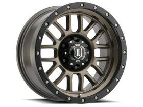 00840103412917 Icon Alpha 17x8.5 6x5.5 0mm Offset 4.75in Bs 106.1mm Bore Bronze Wheel