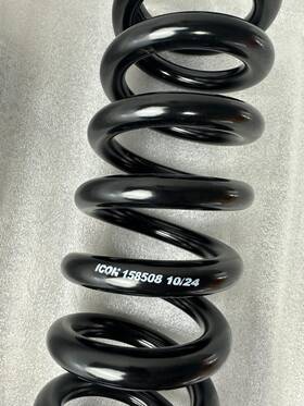 1400.0300.0700 Icon Vehicle Dynamics 158508 Coil Spring Black New Manuf. 10/24