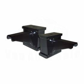 L149664 Icon Vehicle Dynamics 1999 Ford F-250 Super Duty 4wd 4 Inch Fabricated Blocks With Built In Bump Stop