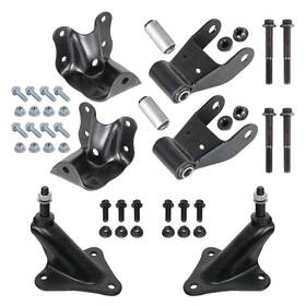 722-010 Iilentes 924-408 722-001 Rear Leaf Spring Rearward Shackle Hanger Bracket Kit