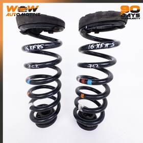 Gx635534cc Jaguar 16-24 Xf X260 Rear Left And Right Coil Spring Pair Set Black Oem