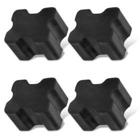 Rewjzq3344bl-4pc Jawgrew Car Coil Spring Spacers Heavy Duty Rubber Lift Booster Kit Front Coi
