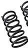 Jcs1475t Trw One Coil Spring Rear Fits Toyota Sienna 847963094185