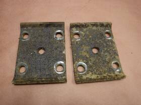 52006421 Jeep Wrangler Yj 87-95 Rear Leaf Spring Plates Dana 35 Factory Free Ship