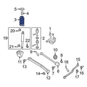 68605688aa Jeep Oe For Wrangler 2024 Front Coil Spring