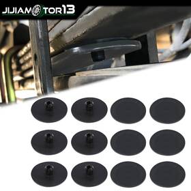 J-02lkb0002abk Jijiamotor13 Plastic New 12pcs 2 Inch Leaf Spring End Tip Pad Anti Squeak Insert Cushion Silencer