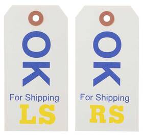 Fd5636 Jim Osborn Reproductions 1965-73 Mustang Coil Spring Shipping Tag - Pair