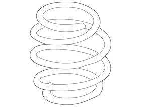 54630-m7670 Kia Genuine Coil Spring