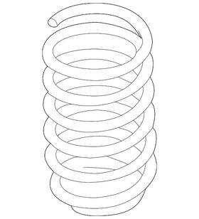 55330-1m201-ds Kia Genuine Coil Spring