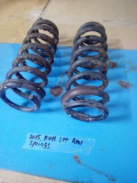 55350-4c114 Kia 2014-2015 Optima Fwd Rear Left And Right Suspension Coil Spring Set Oem