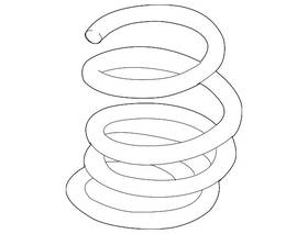 Kia 55350-a9111 Genuine Spring