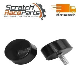 Ku09038bk Daystar Round Bump Stops With 10mm Single Stud Black Polyurethane Univer