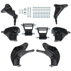 Qs571728qr Lablt Leaf Spring Shackle And Bracket Repair Kit For 86-96 F150 Truck Extended Cab