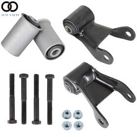 Apo157384 Labwork 2pcs For Cadillac Chevy Gmc Savana C/k Yukon Rear Leaf Spring Shackle Repair Kit