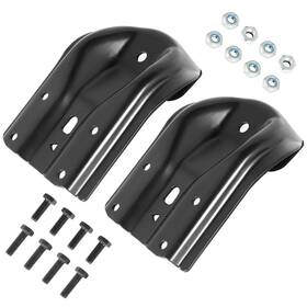 Bck106139k Labworkauto New Black Rear Leaf Spring Shackle Bracket Repair Kit For Chevy Gmc K1500 K2500