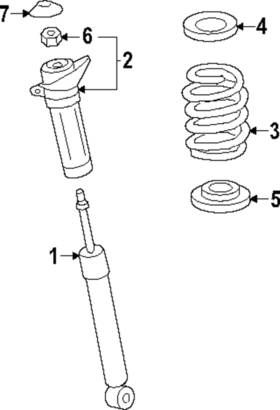48231-78320 Lexus Genuine Coil Spring