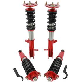12435131 Luxfineparts Front Rear Coilovers Suspension Kits Fits 2007-16 Jeep Compass Strut