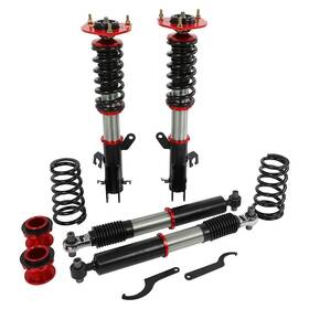 12435136 Luxfineparts Front Rear Coilovers Suspension Kits Fits 07-12 Nissan Sentra Damper Struts