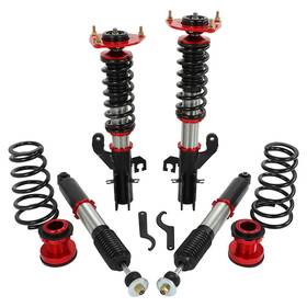 12435147 Luxfineparts Front Rear Coilovers Suspension Kits Fits 2007-2012 Nissan Versa