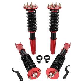 12435158 Luxfineparts Front Rear Coilovers Suspension Kits Fits 2009-14 Acura Tl