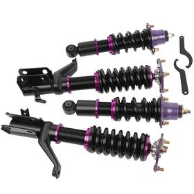 13195851 Luxfineparts Full Coilovers Kits Fits 2002-2006 Acura Rsx 2.0l Coil Springs Suspension Struts