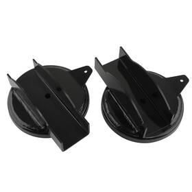 6l8afo Maxpeedingrods 1 Pair Rear Upper Coil Spring Bucket Mount For Jeep Wrangler Tj 1997 1998-2006