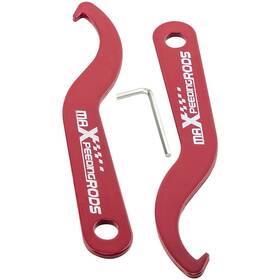 Cuz2oj Maxpeedingrods Pair 3 Inch Steel Coilover Strut Shocks Spring Sleeve Adjustment Spanner Wrench