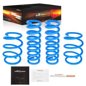 Maxpeedingrods Y6rt2s Front And Rear Lowering Coil Springs 1.7 Inch X 1.6 For Bmw 328i 12-16