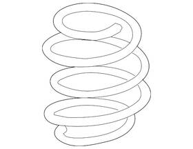 D10h-34-011b Mazda Genuine Coil Spring D10h-34-011b Mazda Genuine Coil Spring
