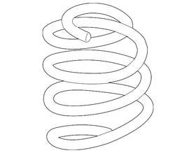Ka0n-34-011b Mazda Genuine Coil Spring