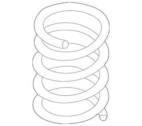 Ld48-34-011 Mazda Genuine Coil Spring