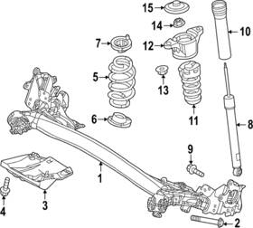 Va41-28-011a Mazda Genuine Coil Spring
