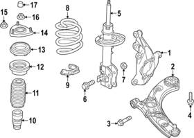 Va44-34-011a Mazda Genuine Coil Spring