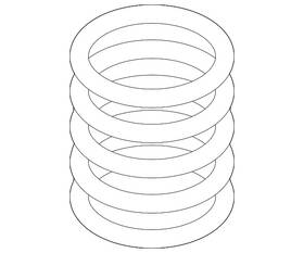 Zzdc-28-011 Mazda Genuine Coil Spring