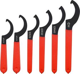 Md-0072 Mdvora 6pcs Coilover Spanner Wrench Set C-shape Shock Hook