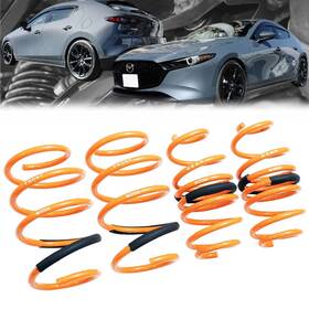 Mr-ls-mm319 Megan Racing Street-version Lowering Springs Kit For 19-25 Mazda 3 Hatchback Fwd B