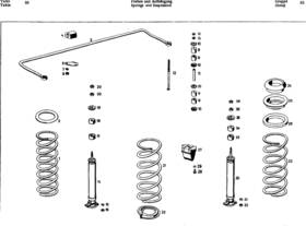 121-324-18-04 Mercedes-benz Genuine Rear Spring 121-324-18-04 Mercedes-benz Genuine Rear Spring