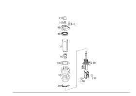 Mercedes-benz 156-321-06-04 Genuine Mercedes-benz Helical Spring