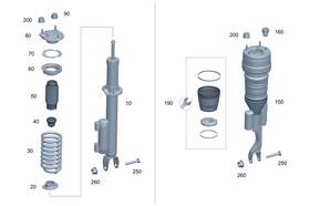 213-321-31-04 Mercedes-benz Genuine Helical Spring
