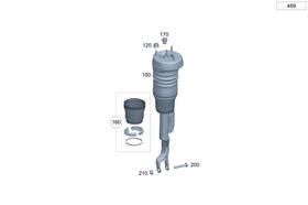 254-321-67-00 Mercedes-benz Genuine Helical Spring