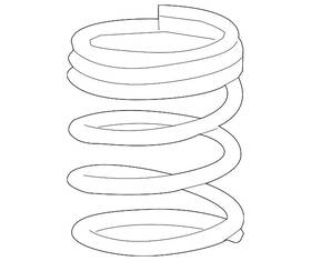 463-324-37-00 Mercedes-benz Genuine Spring