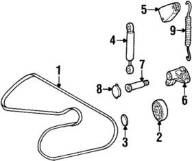 606-993-05-10-64 Mercedes-benz Genuine Spring
