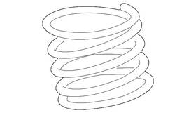 4040a186 Mitsubishi Genuine Coil Spring