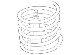 Mitsubishi 4040a192 Genuine Coil Spring