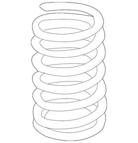 4140a172 Mitsubishi Genuine Coil Spring