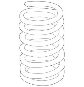 4140a187 Mitsubishi Genuine Coil Spring